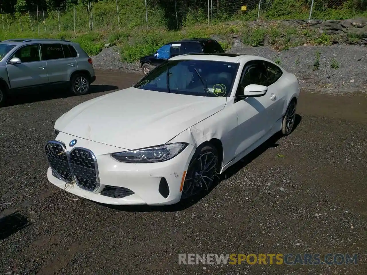 2 Photograph of a damaged car WBA73AP07MCG18003 BMW 4 SERIES 2021