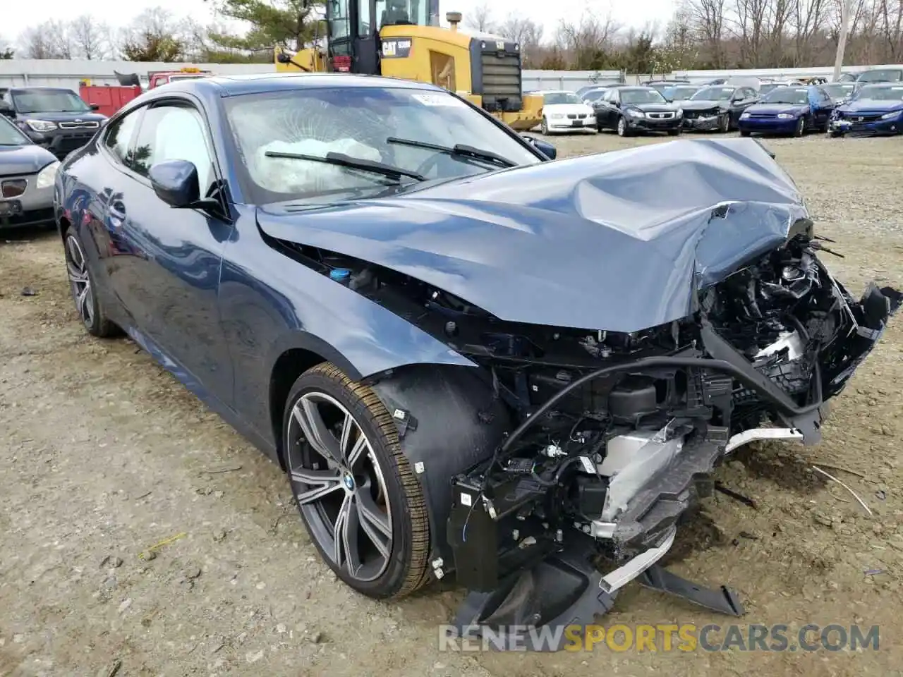 1 Photograph of a damaged car WBA73AP08MCF78465 BMW 4 SERIES 2021