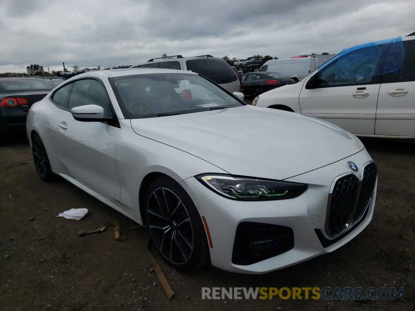 1 Photograph of a damaged car WBA73AP08MCF79678 BMW 4 SERIES 2021