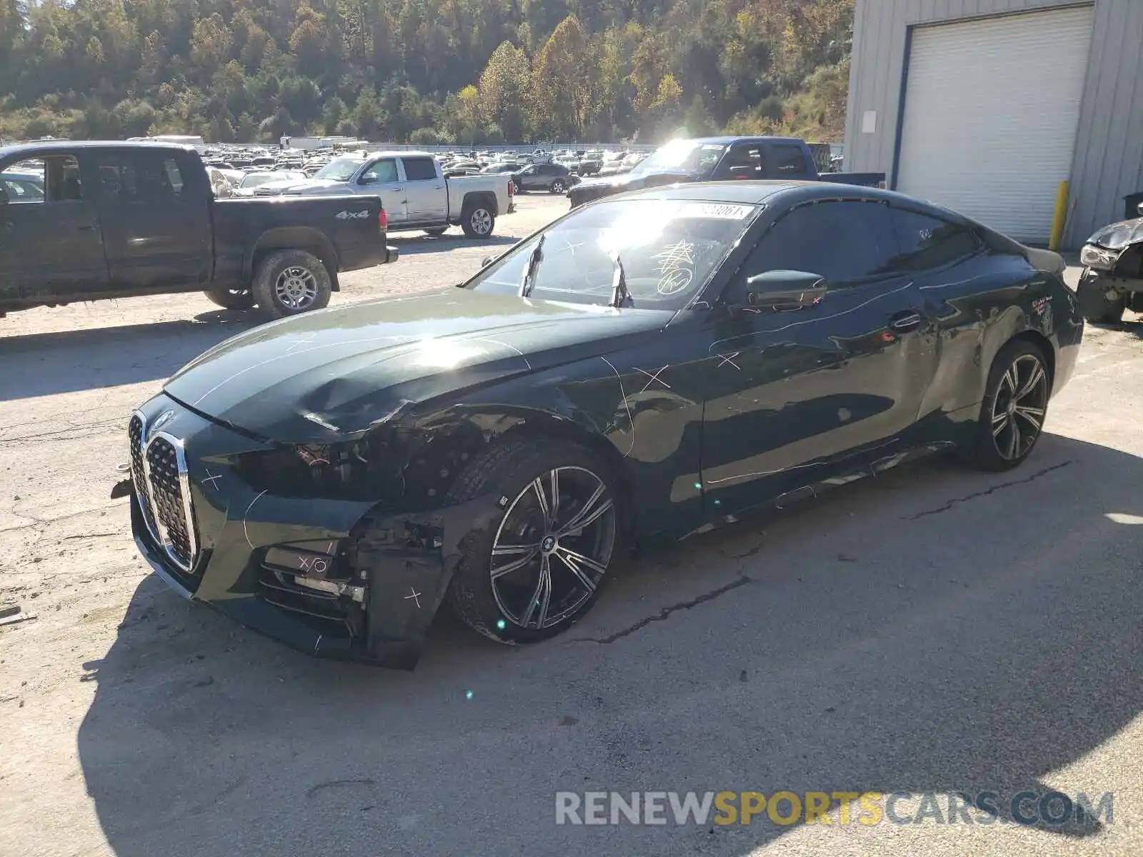 9 Photograph of a damaged car WBA73AP09MCG66022 BMW 4 SERIES 2021