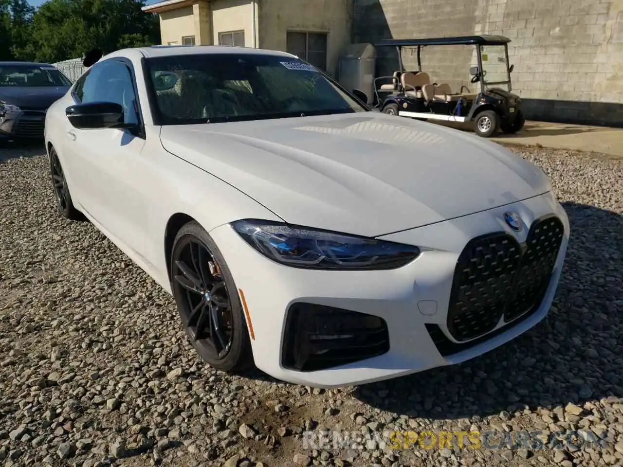 1 Photograph of a damaged car WBA73AP0XMCF66902 BMW 4 SERIES 2021