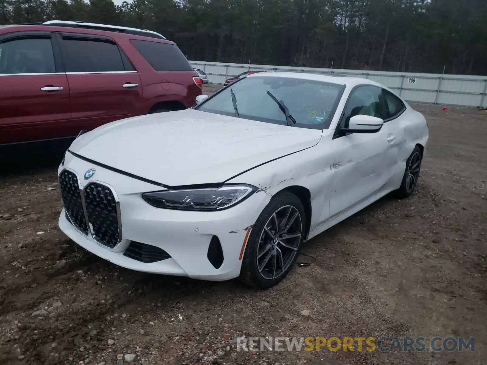 2 Photograph of a damaged car WBA73AP0XMCF81903 BMW 4 SERIES 2021