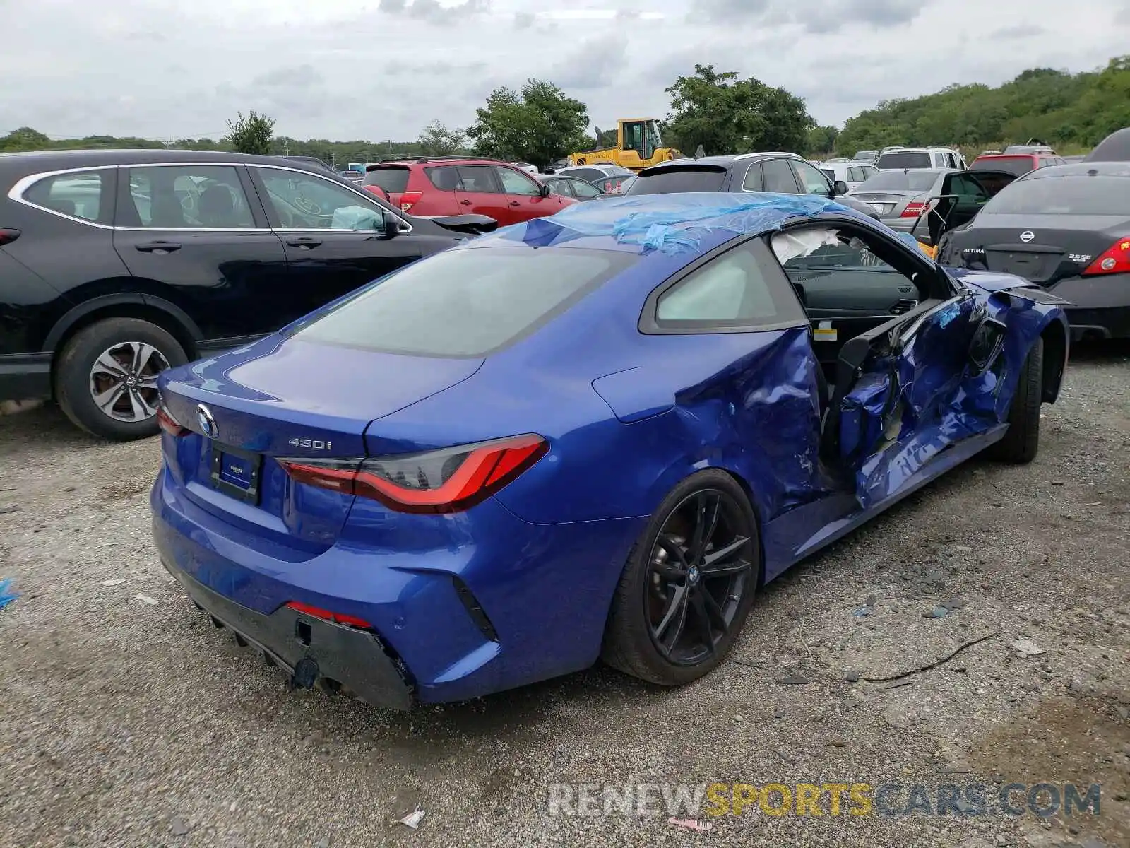 4 Photograph of a damaged car WBA73AP0XMCF91296 BMW 4 SERIES 2021