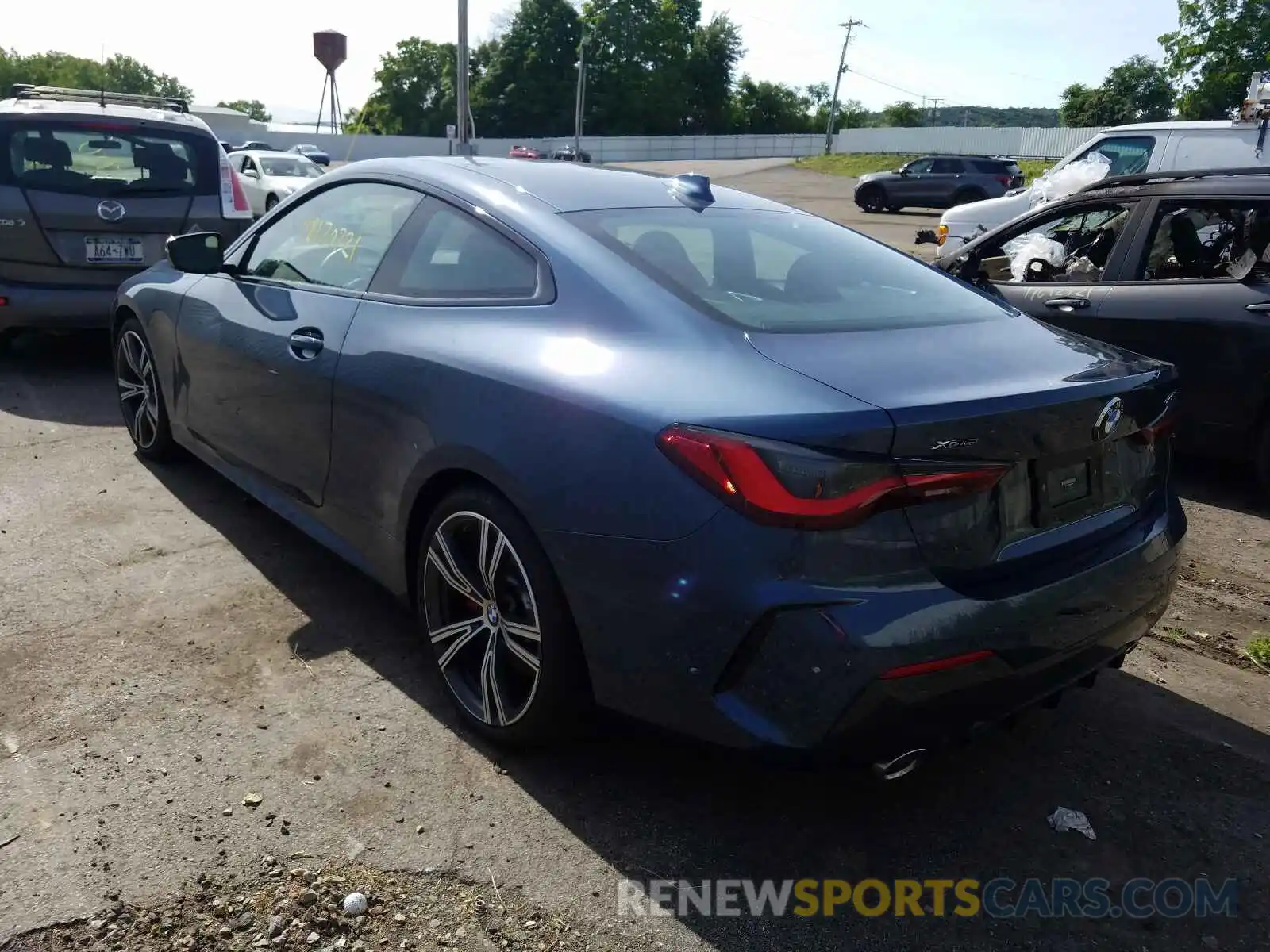 3 Photograph of a damaged car WBA73AP0XMCF96675 BMW 4 SERIES 2021