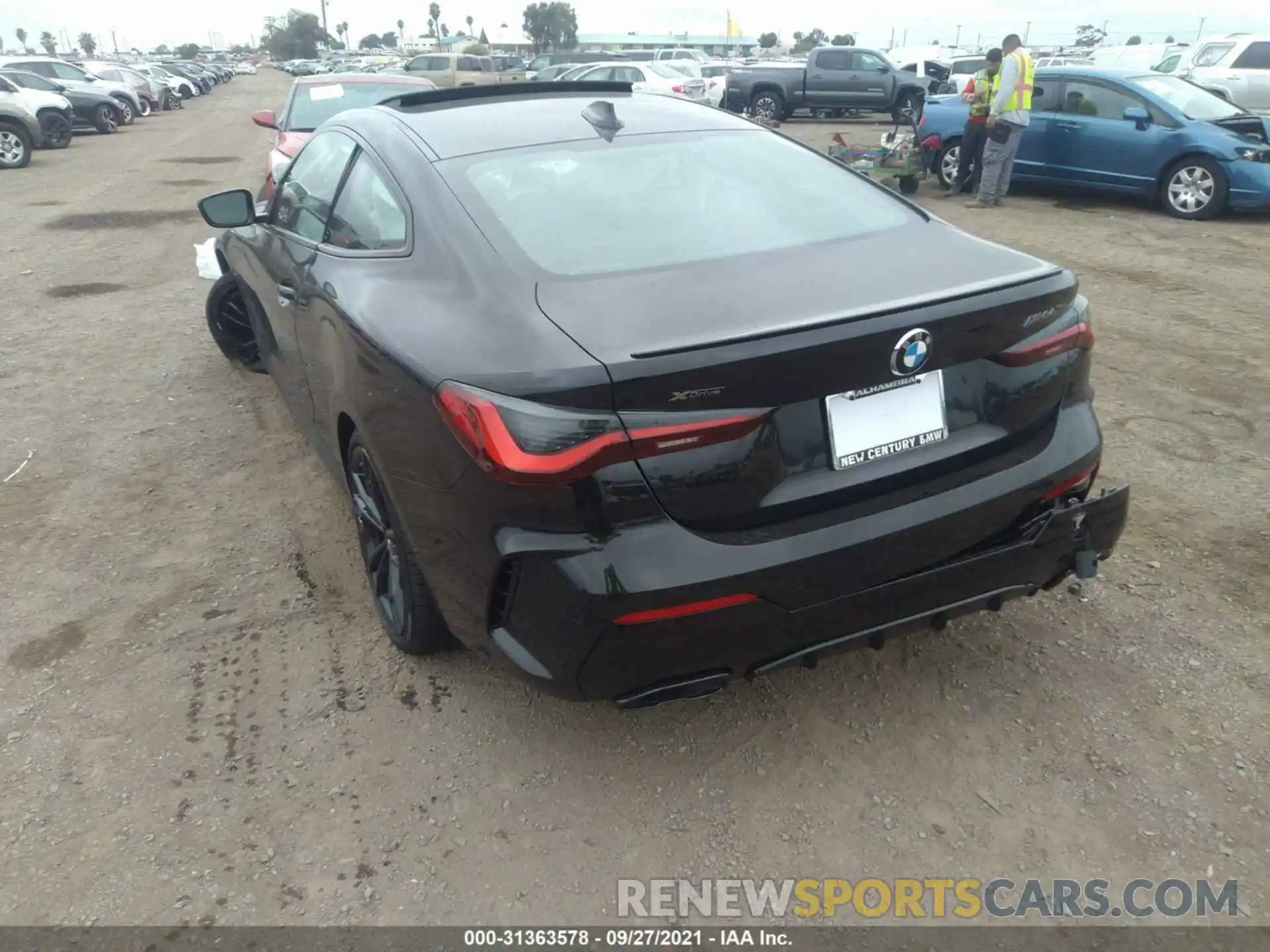 3 Photograph of a damaged car WBA13AR01NCH84702 BMW 4 SERIES 2022