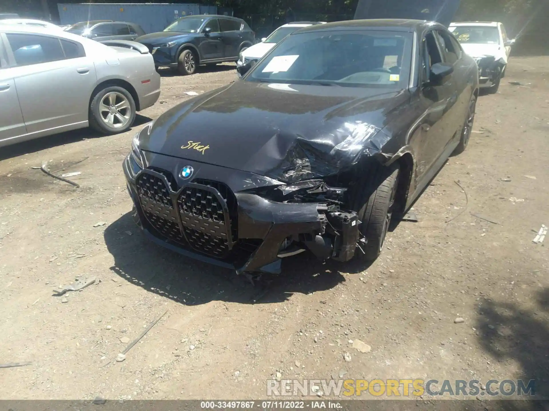 6 Photograph of a damaged car WBA13AW06NFM54103 BMW 4 SERIES 2022