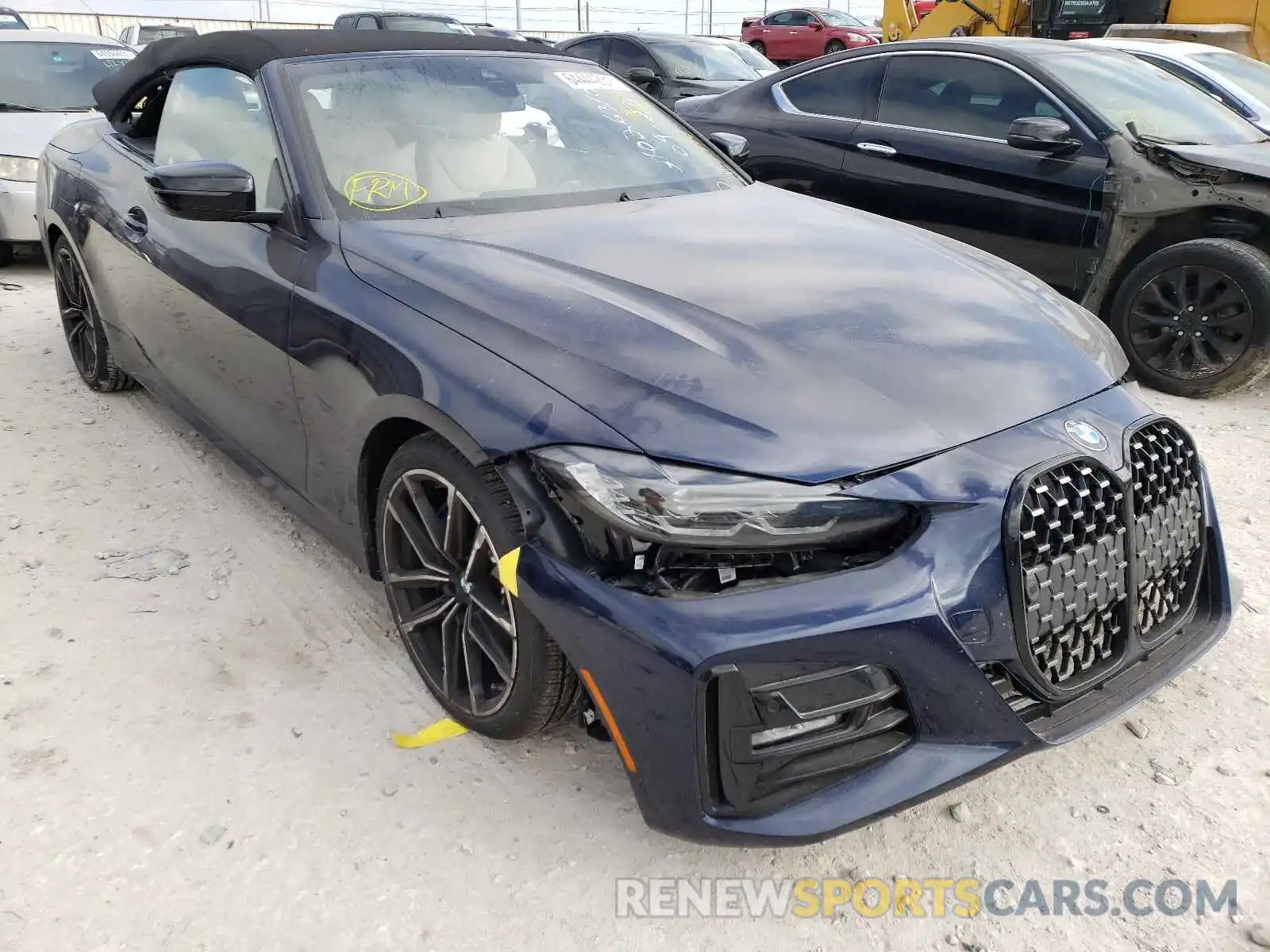 1 Photograph of a damaged car WBA23AT00NCH62896 BMW 4 SERIES 2022