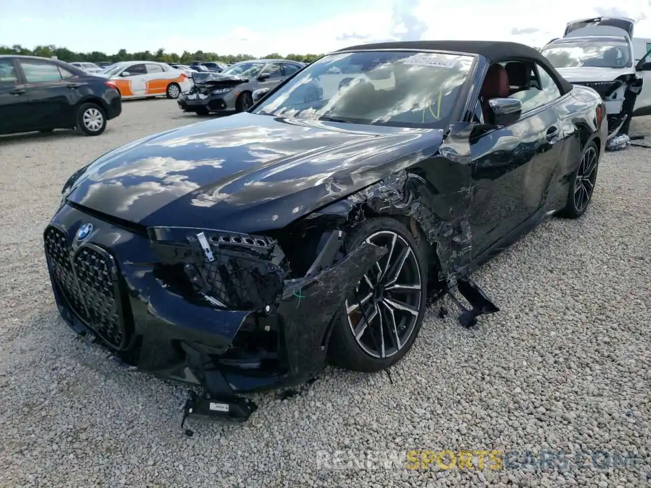 2 Photograph of a damaged car WBA23AT02NCK84591 BMW 4 SERIES 2022