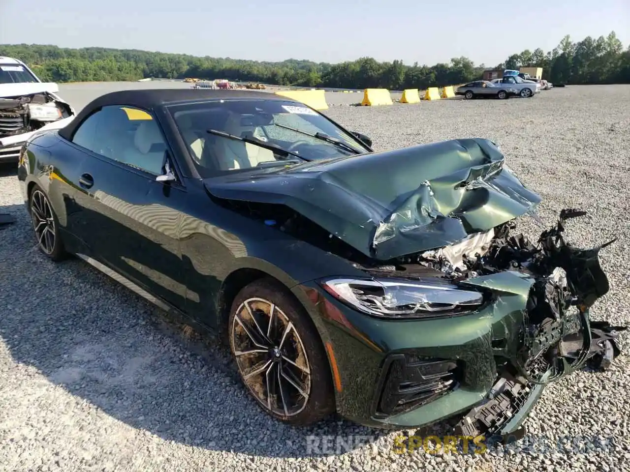 1 Photograph of a damaged car WBA23AT03NCH71494 BMW 4 SERIES 2022