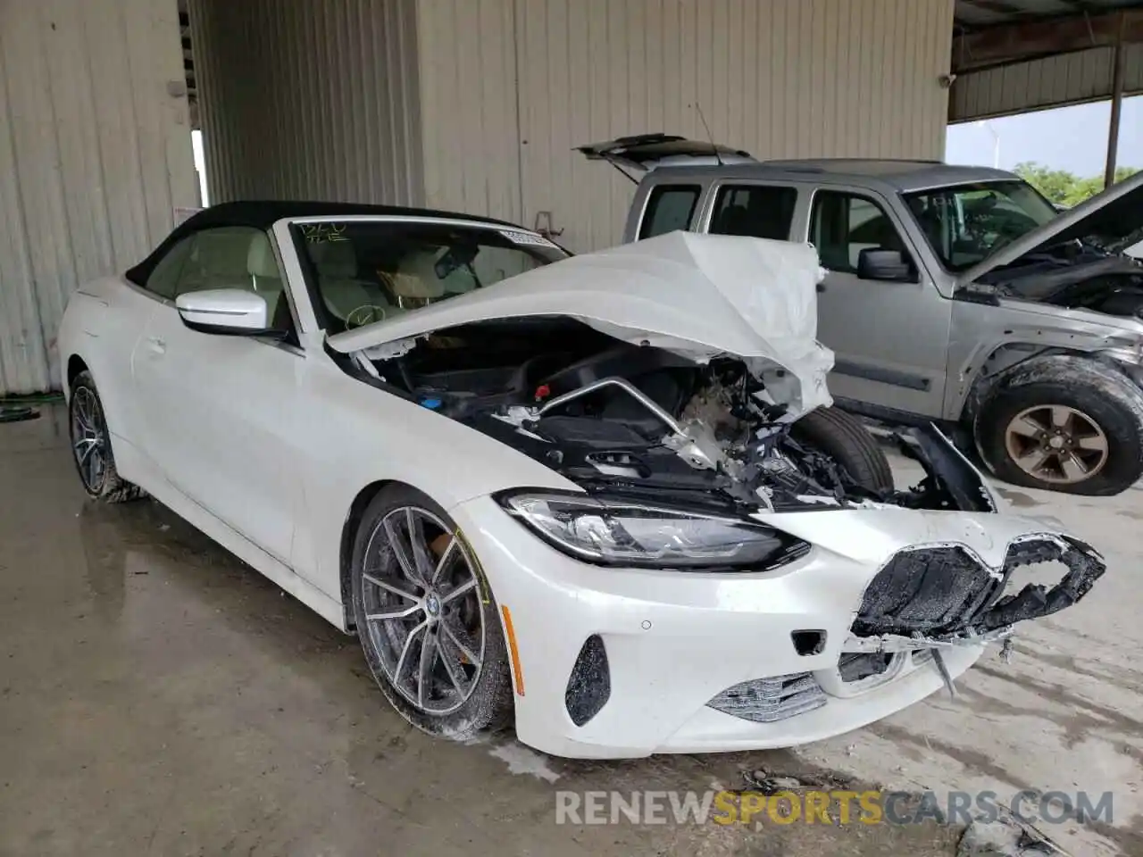 1 Photograph of a damaged car WBA23AT03NCJ02249 BMW 4 SERIES 2022