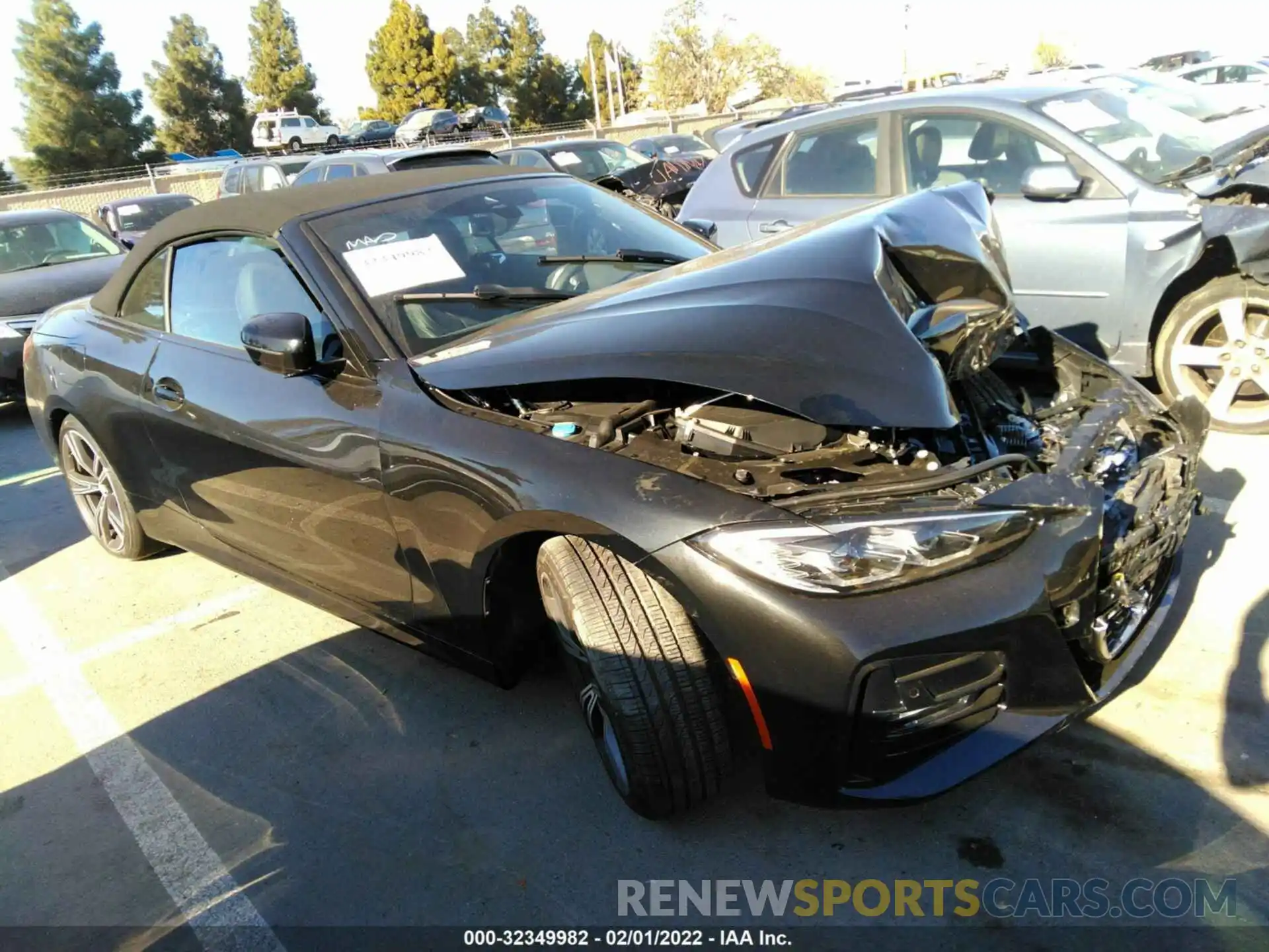 1 Photograph of a damaged car WBA23AT05NCJ54711 BMW 4 SERIES 2022