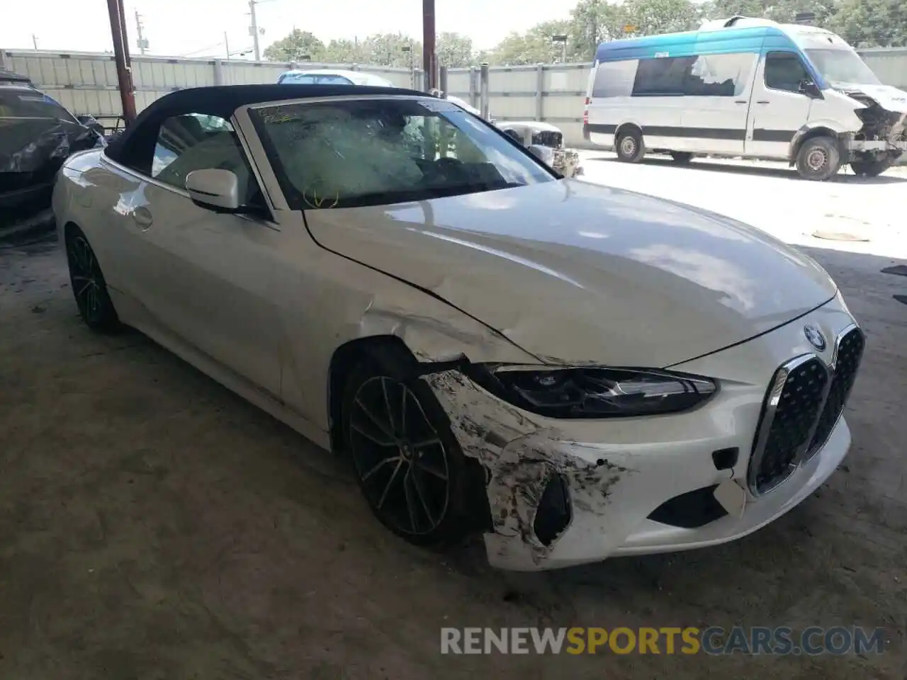 1 Photograph of a damaged car WBA23AT0XNCH99146 BMW 4 SERIES 2022