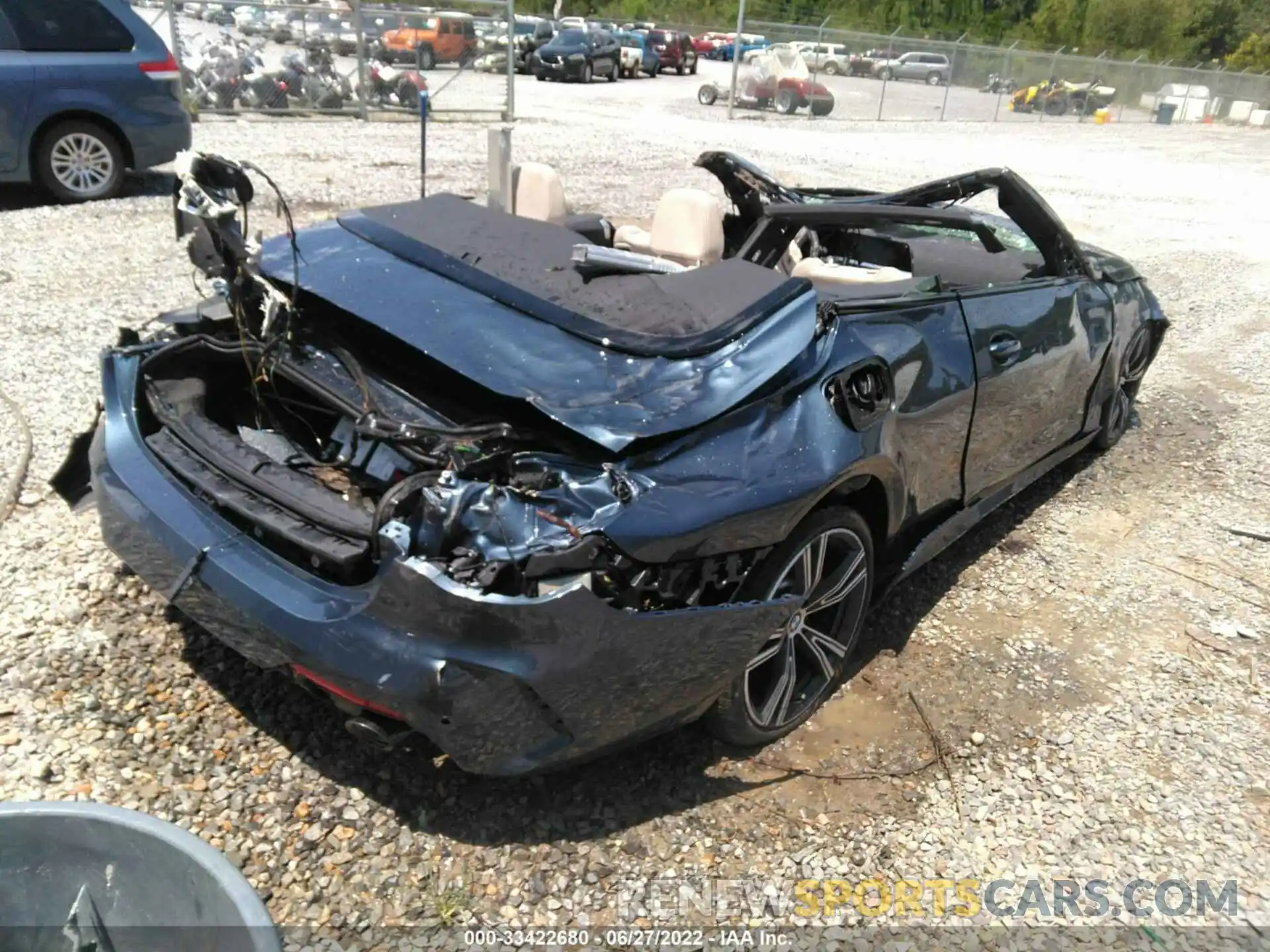 4 Photograph of a damaged car WBA23AT0XNCK17835 BMW 4 SERIES 2022