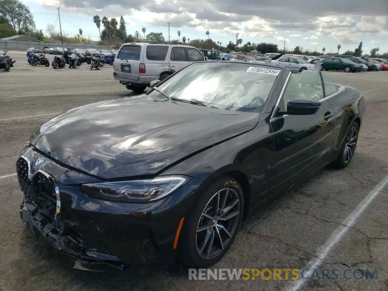 2 Photograph of a damaged car WBA43AT08NCJ02255 BMW 4 SERIES 2022