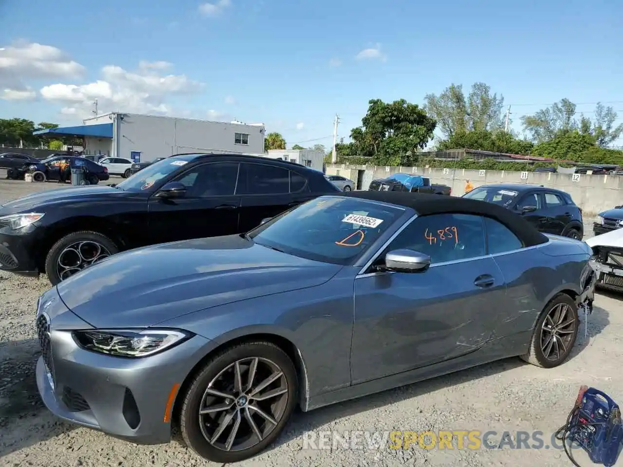 1 Photograph of a damaged car WBA43AT08NCK43715 BMW 4 SERIES 2022