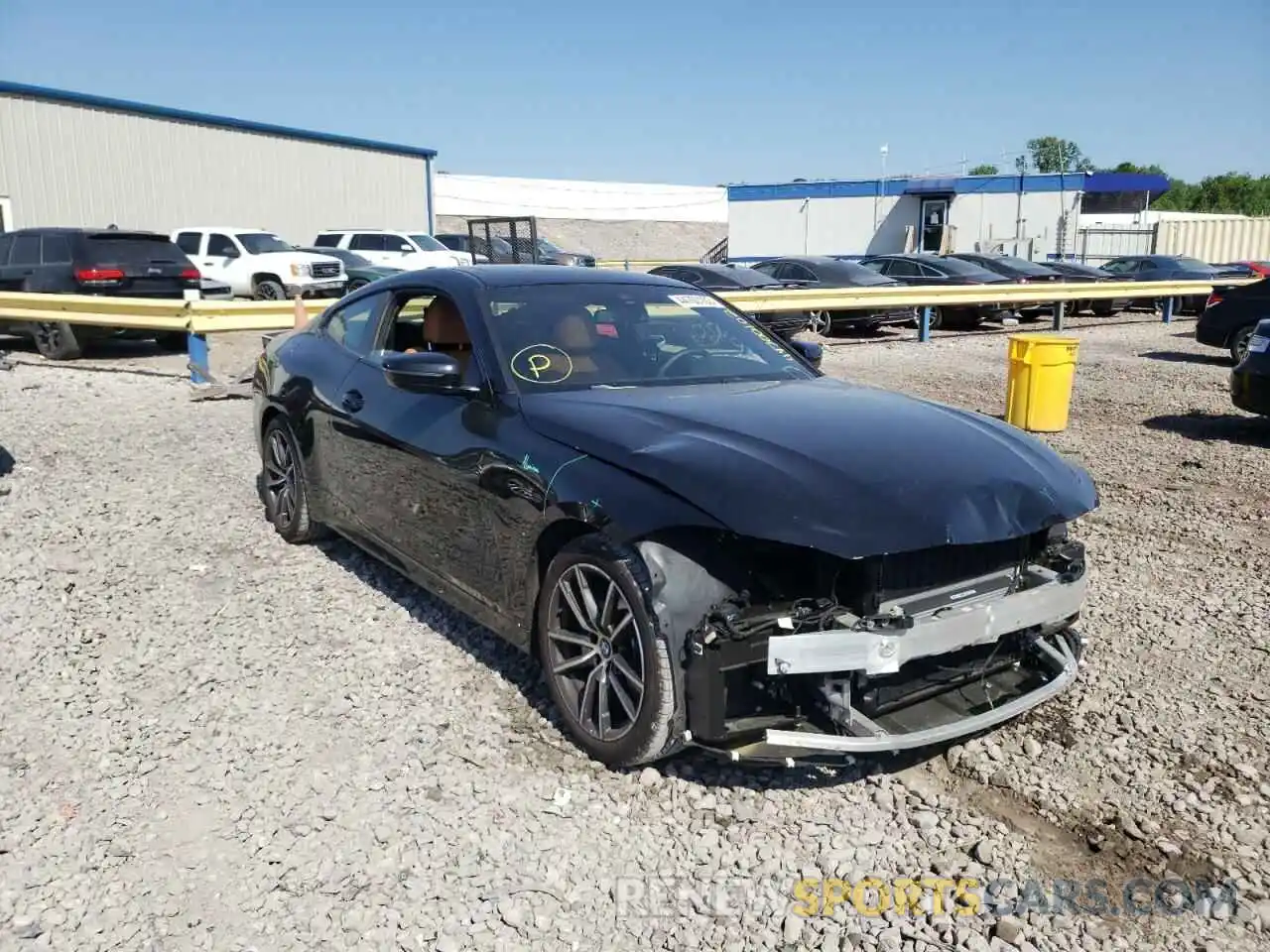 1 Photograph of a damaged car WBA53AP00NCH81083 BMW 4 SERIES 2022