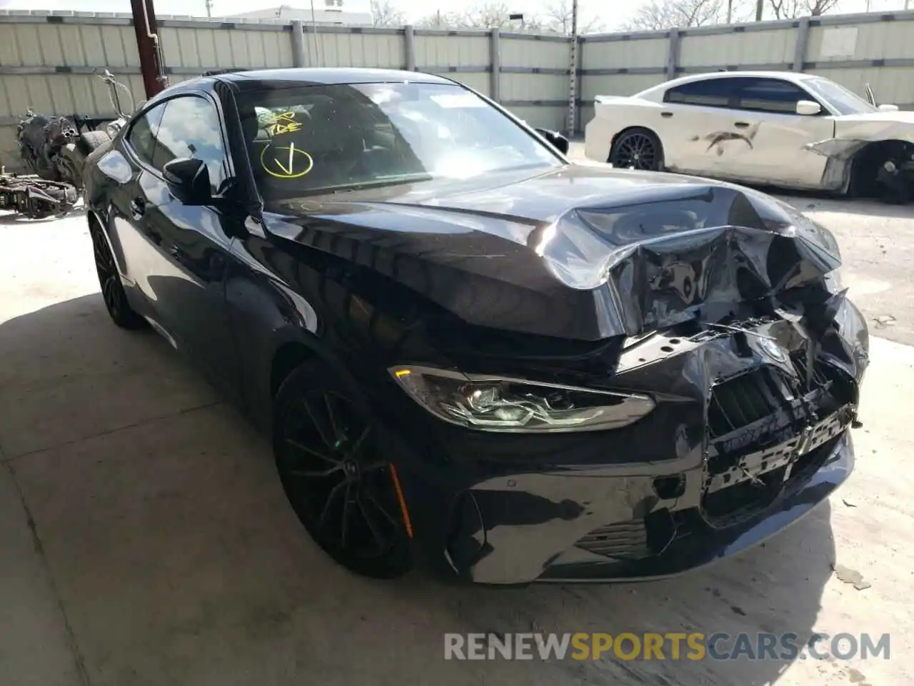 1 Photograph of a damaged car WBA53AP02NCH88424 BMW 4 SERIES 2022