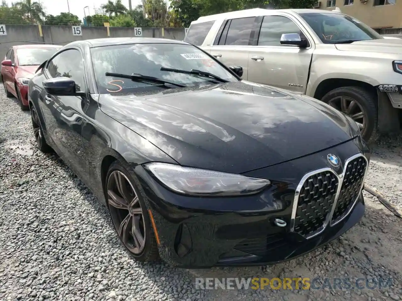 1 Photograph of a damaged car WBA53AP04NCH83385 BMW 4 SERIES 2022