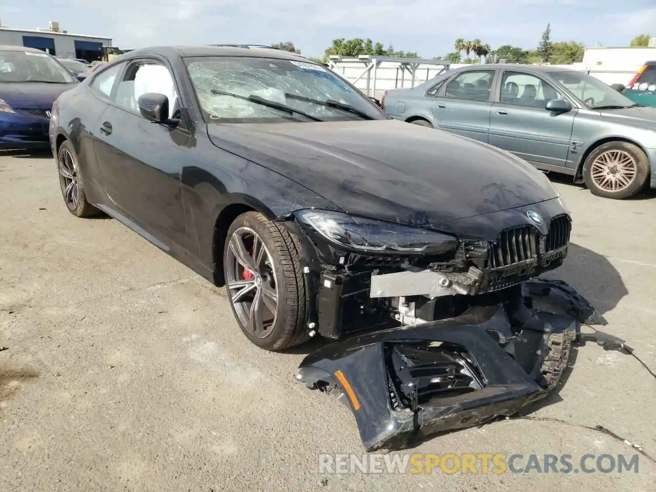 1 Photograph of a damaged car WBA53AP05NCJ58345 BMW 4 SERIES 2022