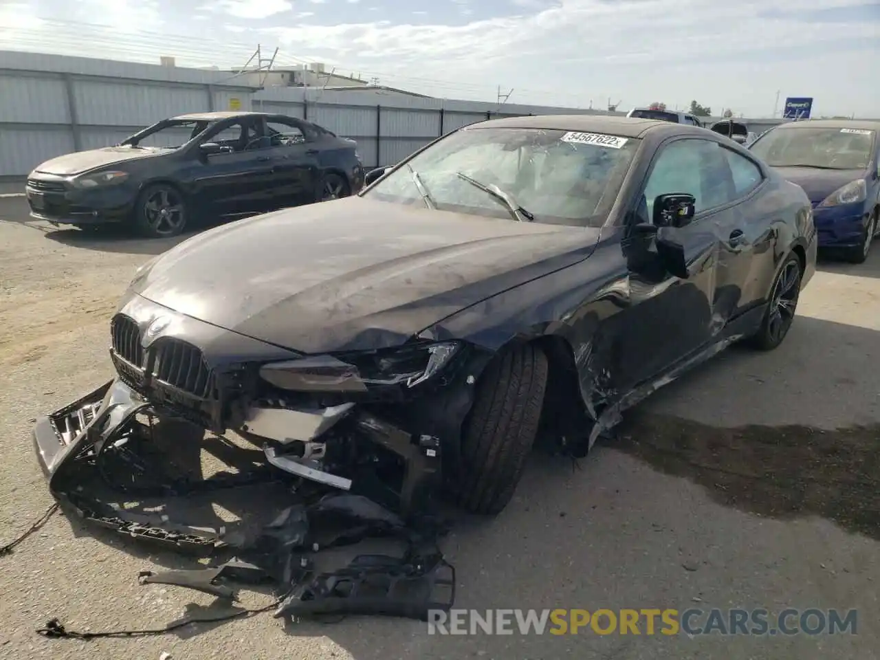 2 Photograph of a damaged car WBA53AP05NCJ58345 BMW 4 SERIES 2022