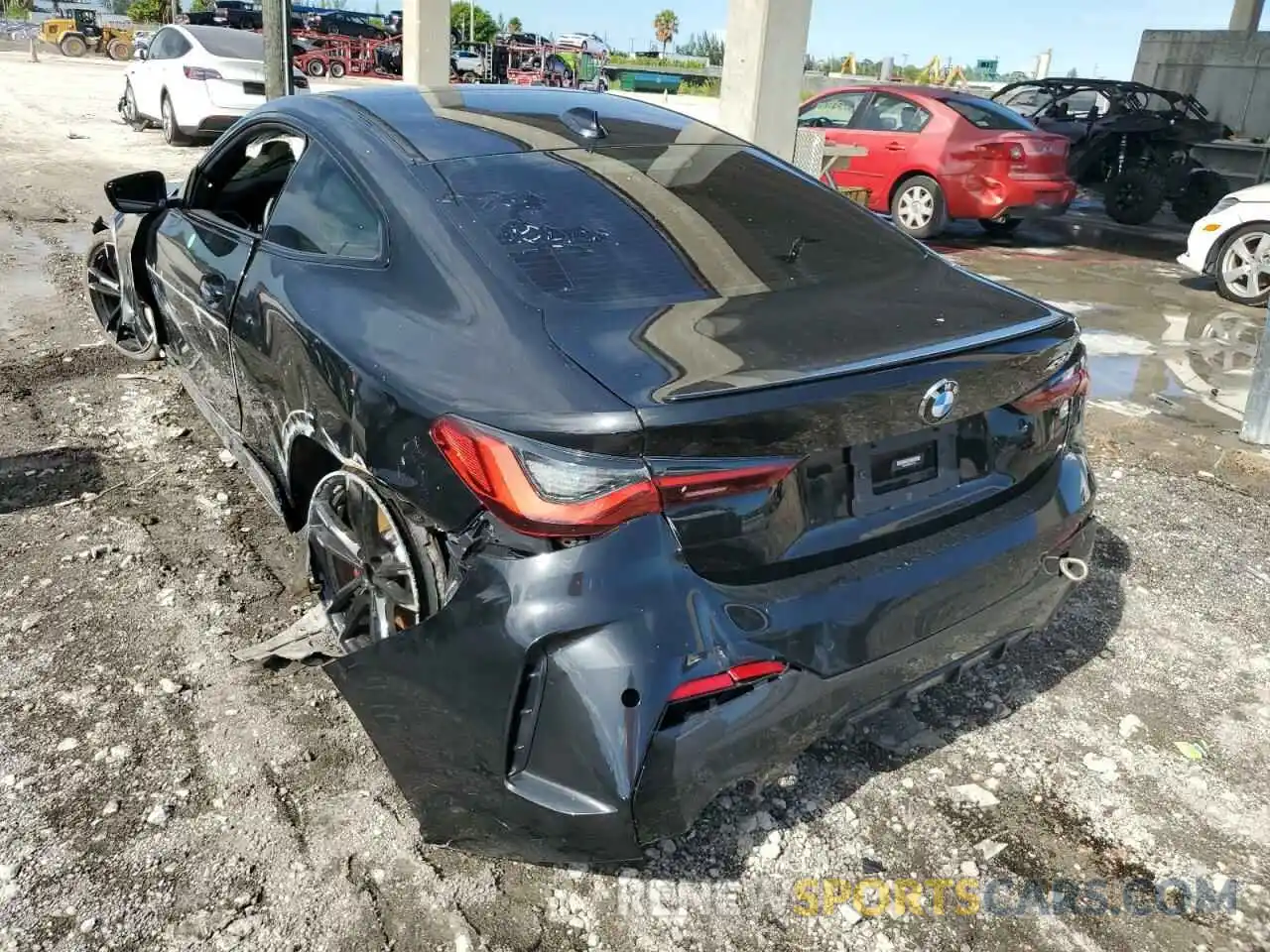 3 Photograph of a damaged car WBA53AP06NCJ71783 BMW 4 SERIES 2022