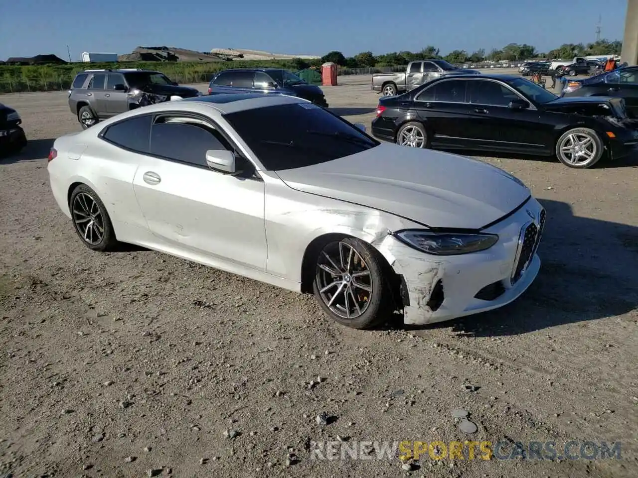 1 Photograph of a damaged car WBA53AP07NCH60859 BMW 4 SERIES 2022