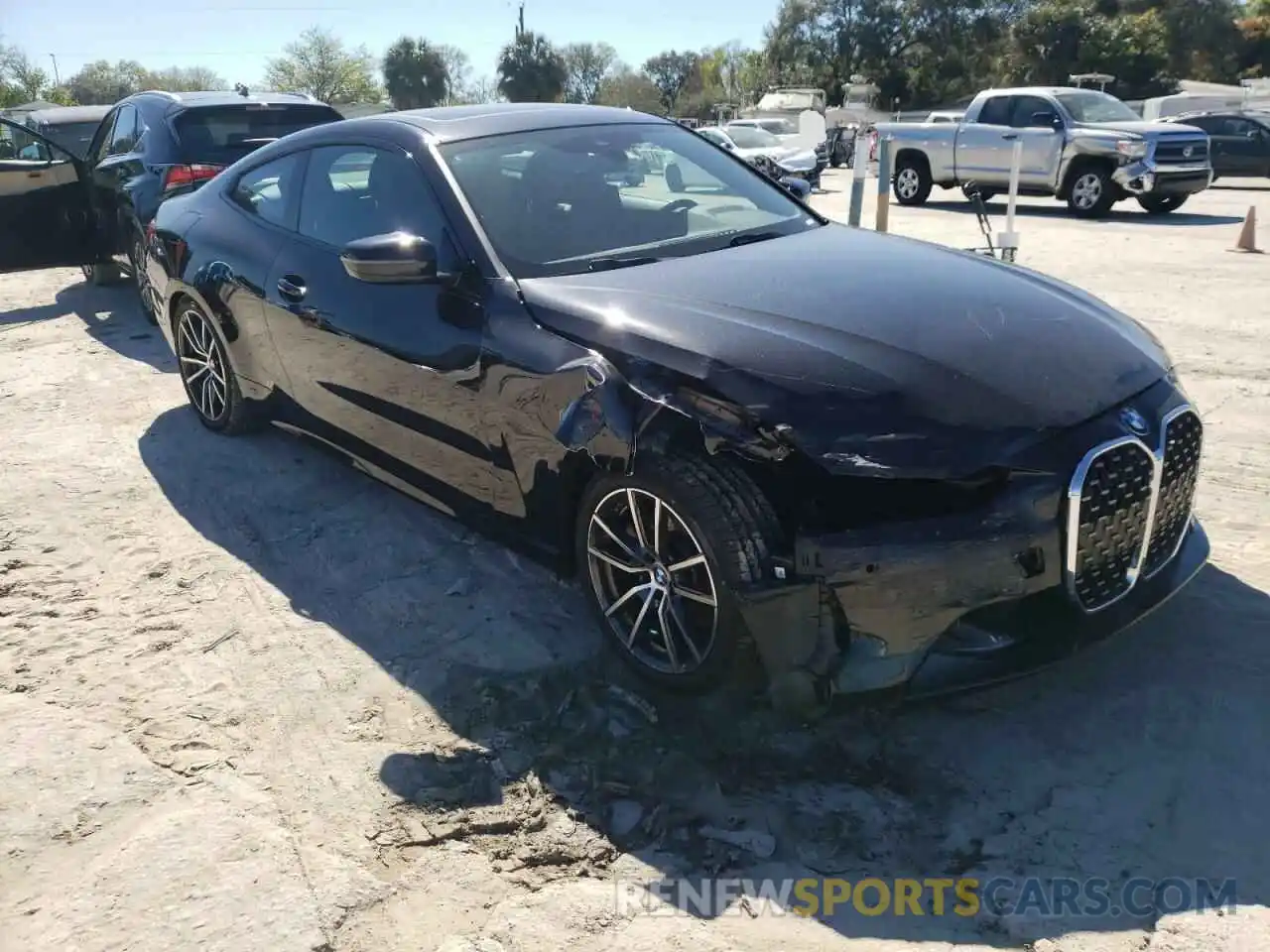 1 Photograph of a damaged car WBA53AP07NCH67553 BMW 4 SERIES 2022