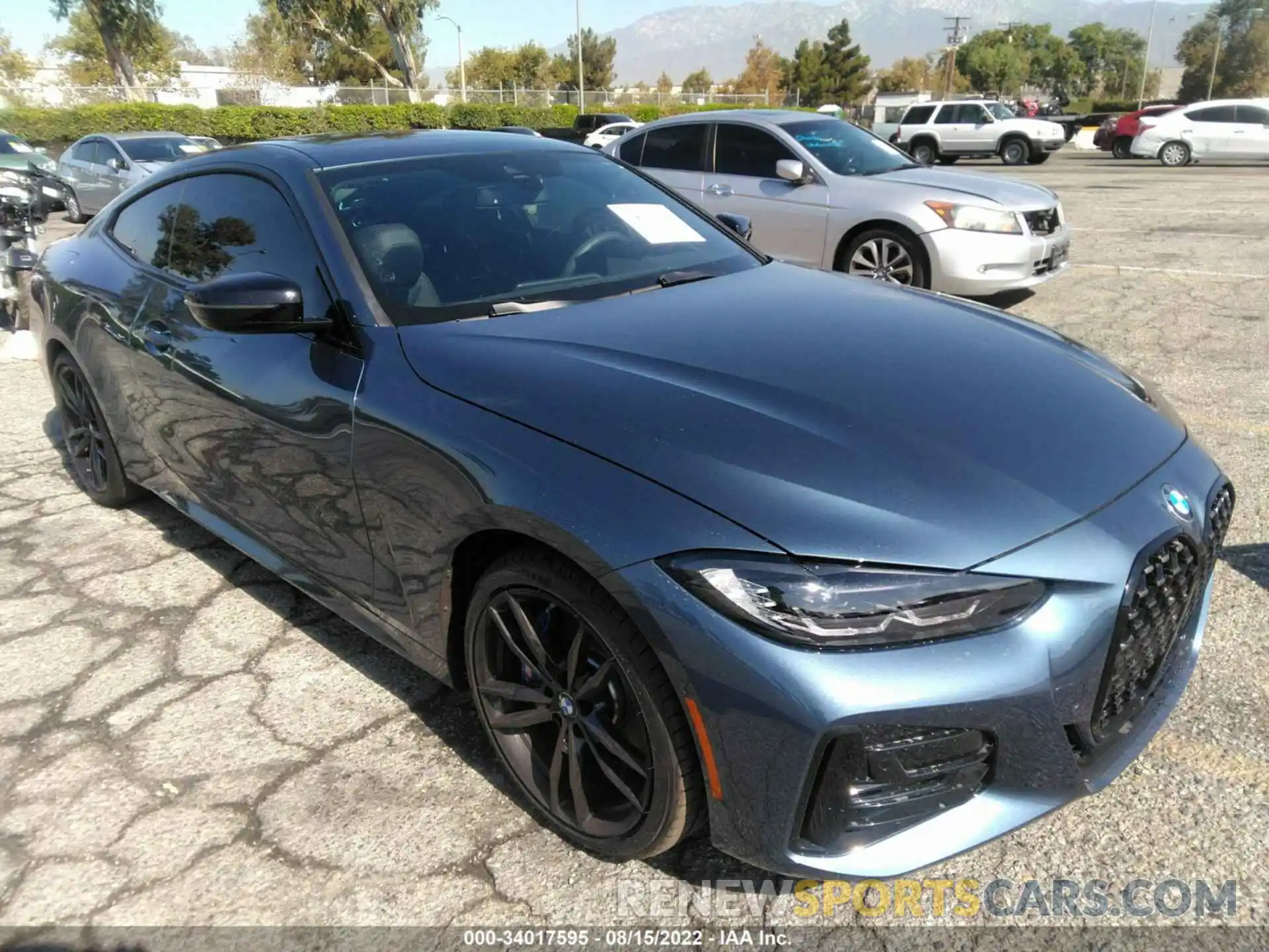 1 Photograph of a damaged car WBA53AP07NCK03382 BMW 4 SERIES 2022