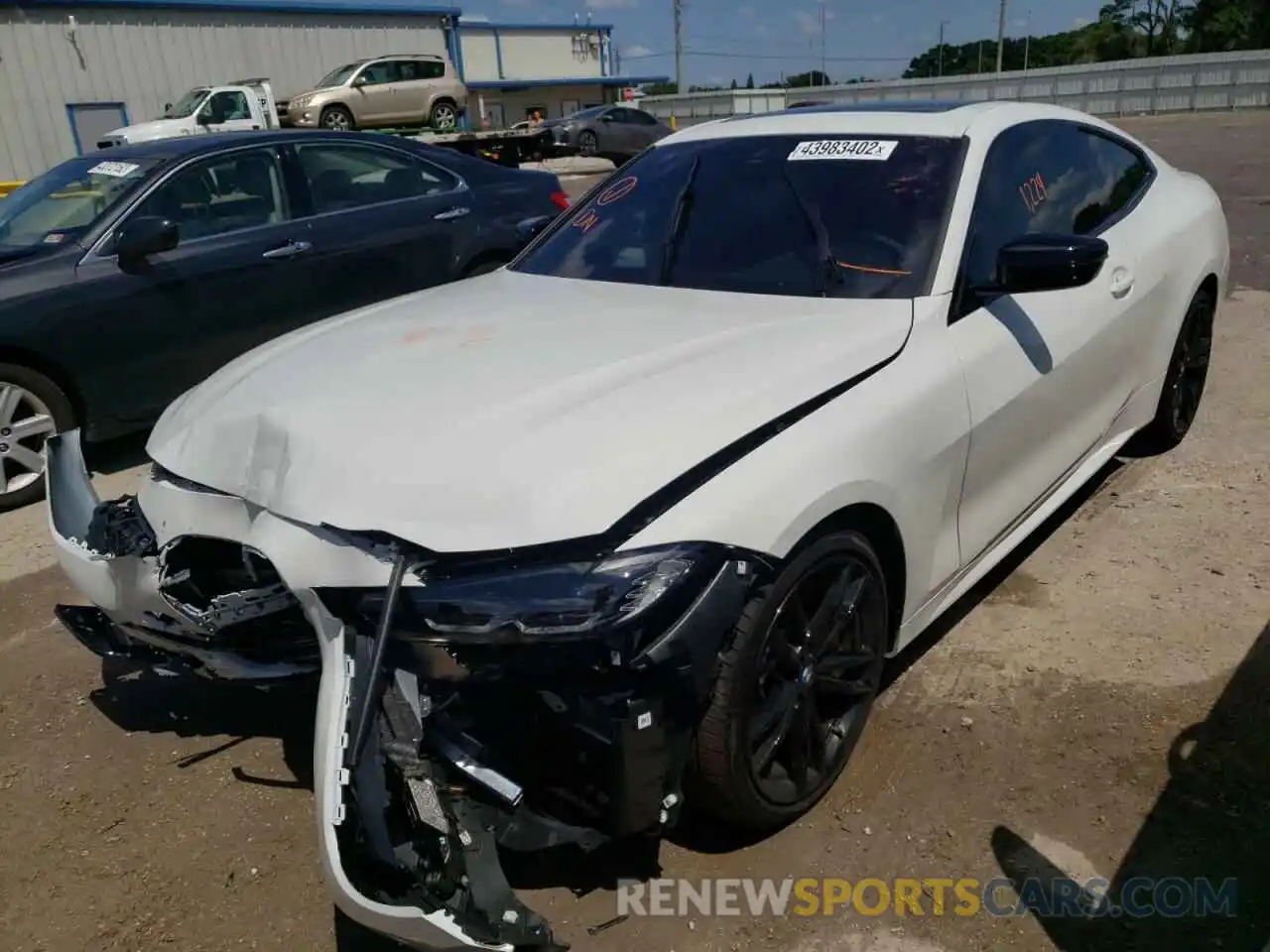 2 Photograph of a damaged car WBA53AP07NCK03964 BMW 4 SERIES 2022