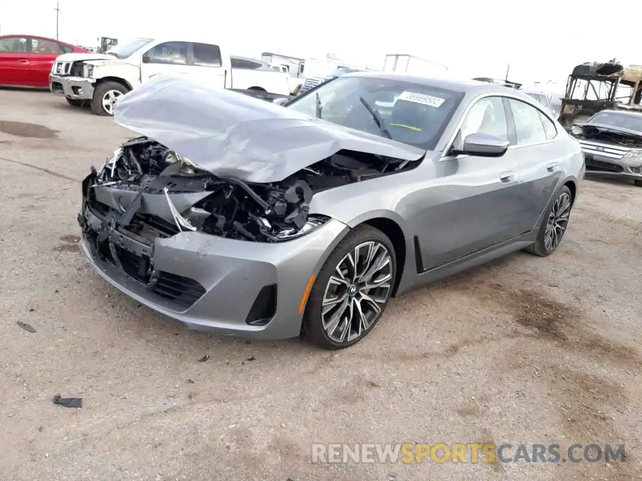 2 Photograph of a damaged car WBA63AV00NFL97470 BMW 4 SERIES 2022