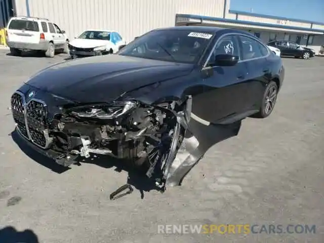 2 Photograph of a damaged car WBA63AV01NFM11506 BMW 4 SERIES 2022