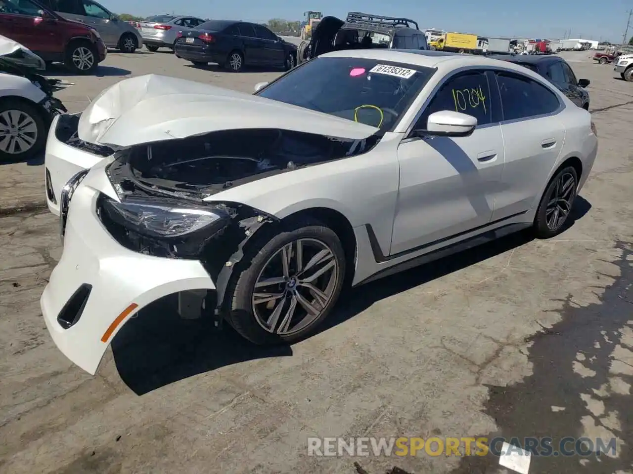 2 Photograph of a damaged car WBA63AV06NFM06818 BMW 4 SERIES 2022