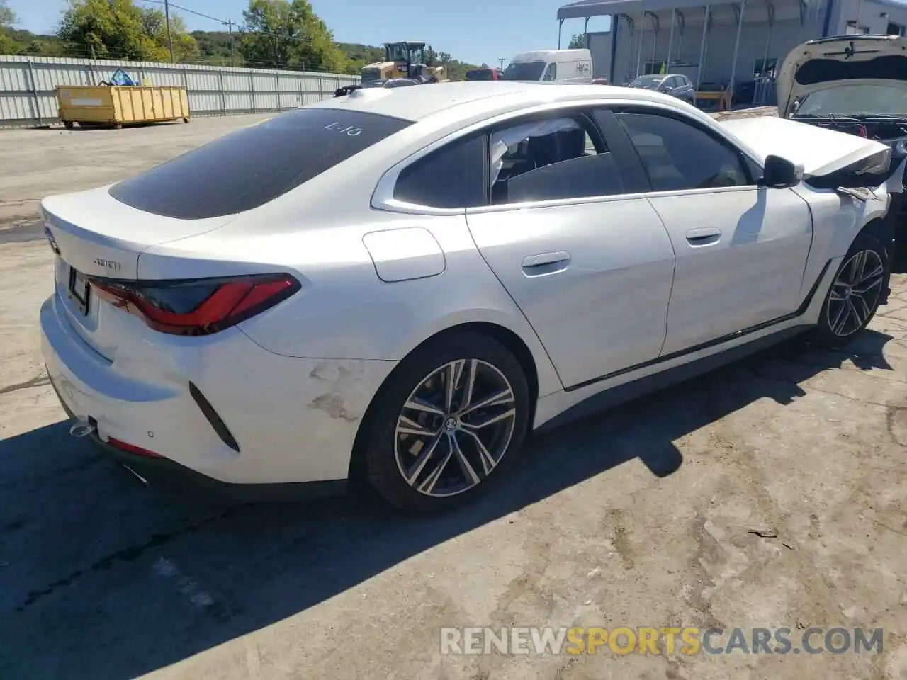 4 Photograph of a damaged car WBA63AV06NFM06818 BMW 4 SERIES 2022