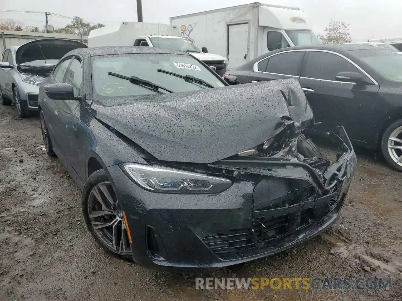 1 Photograph of a damaged car WBA63AV06NFM10786 BMW 4 SERIES 2022