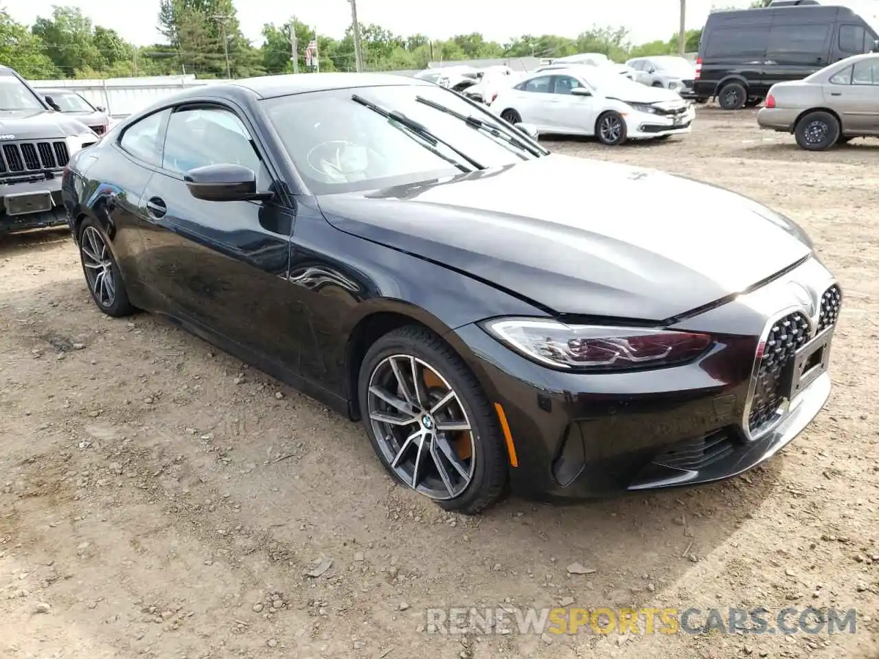 1 Photograph of a damaged car WBA73AP00NCH68634 BMW 4 SERIES 2022