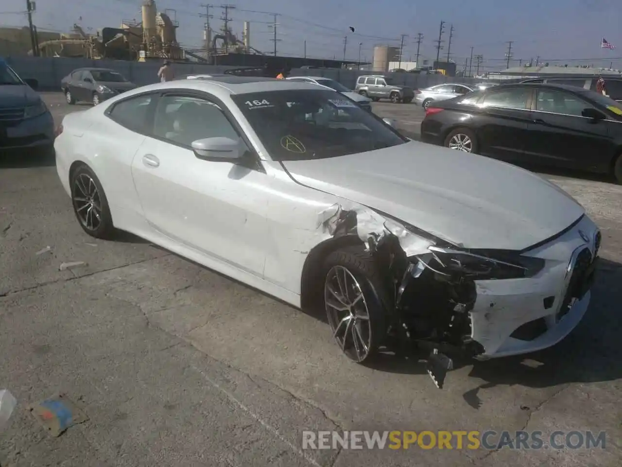 1 Photograph of a damaged car WBA73AP00NCJ20224 BMW 4 SERIES 2022