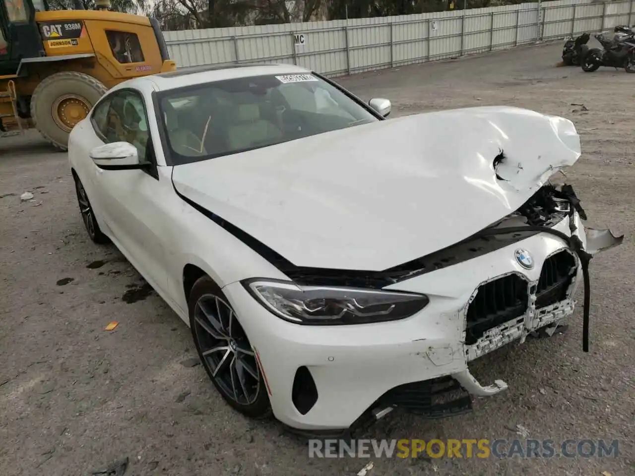 1 Photograph of a damaged car WBA73AP02NCH63211 BMW 4 SERIES 2022