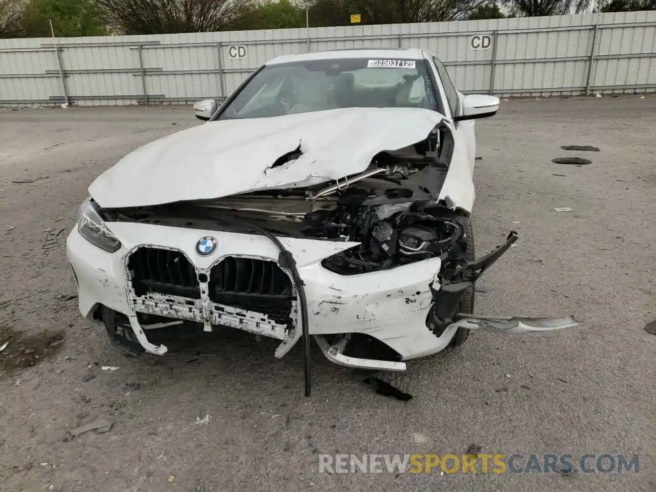 9 Photograph of a damaged car WBA73AP02NCH63211 BMW 4 SERIES 2022