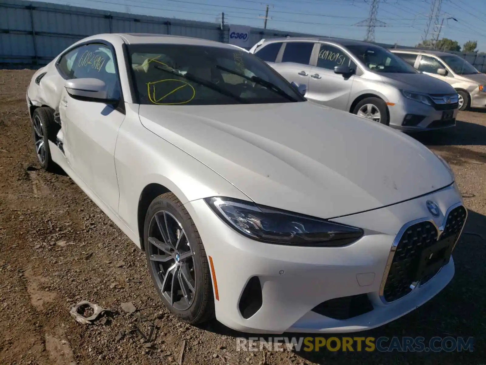 1 Photograph of a damaged car WBA73AP03NCH64576 BMW 4 SERIES 2022