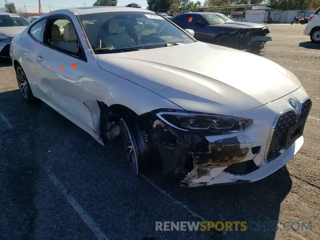 1 Photograph of a damaged car WBA73AP0XNCH86283 BMW 4 SERIES 2022