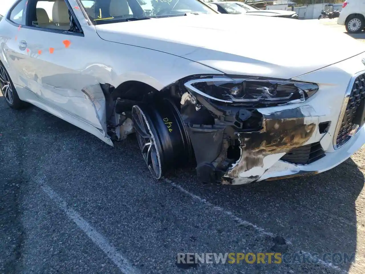 9 Photograph of a damaged car WBA73AP0XNCH86283 BMW 4 SERIES 2022