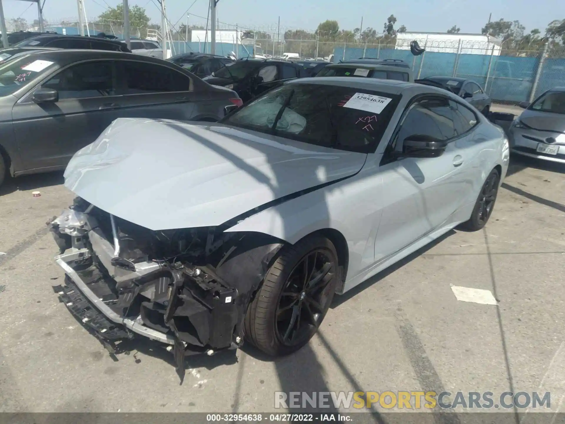 2 Photograph of a damaged car WBA83AP02NCH78067 BMW 4 SERIES 2022