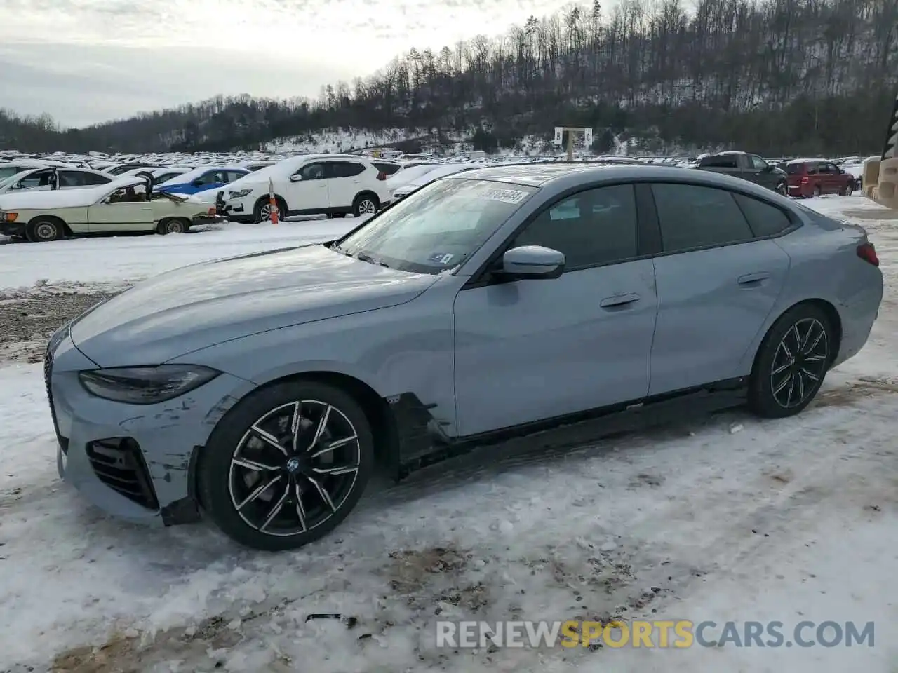 1 Photograph of a damaged car WBA73AV08PFM81883 BMW 4 SERIES 2023