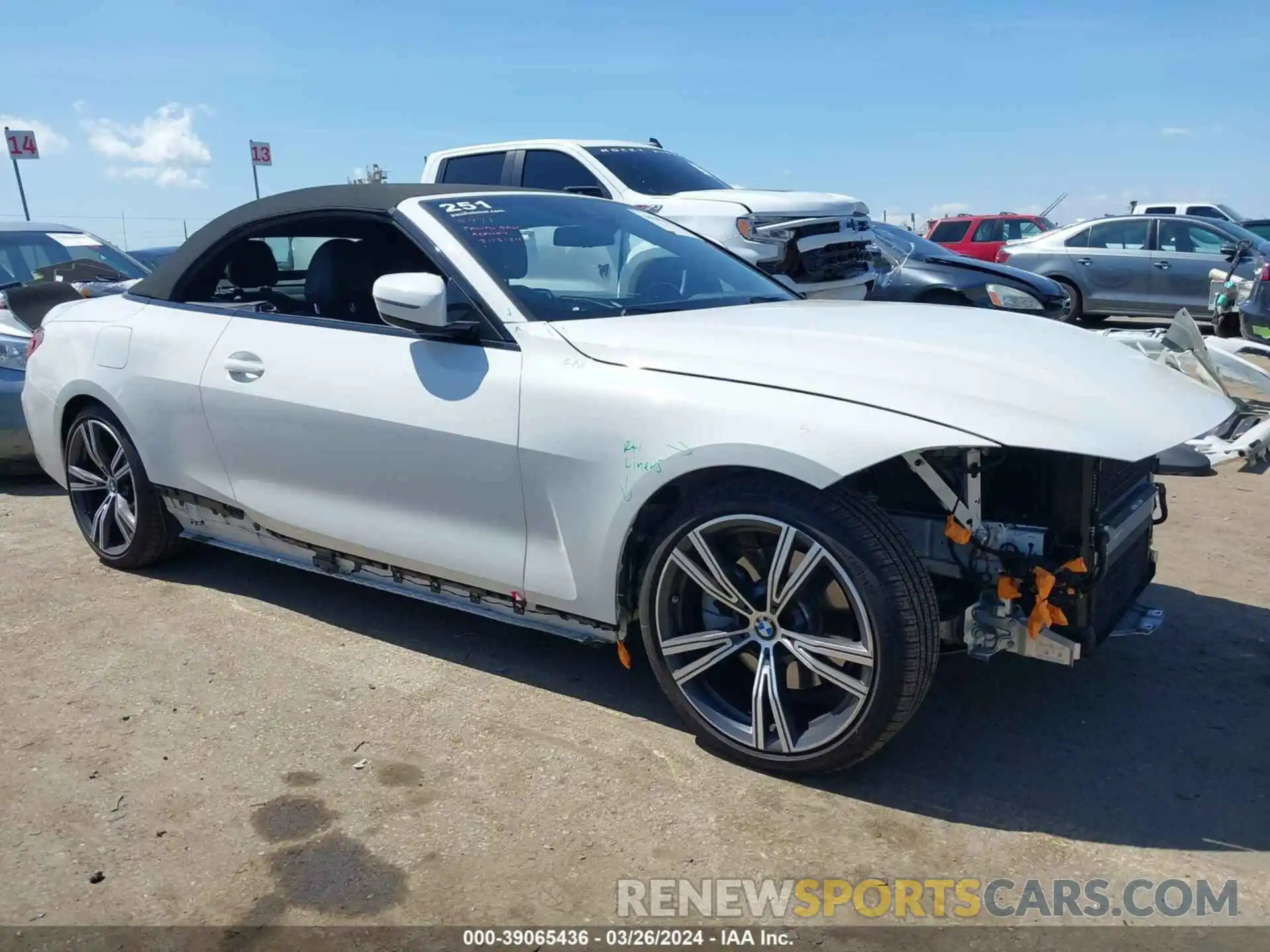 1 Photograph of a damaged car WBA23AT00RCN24078 BMW 4 SERIES 2024