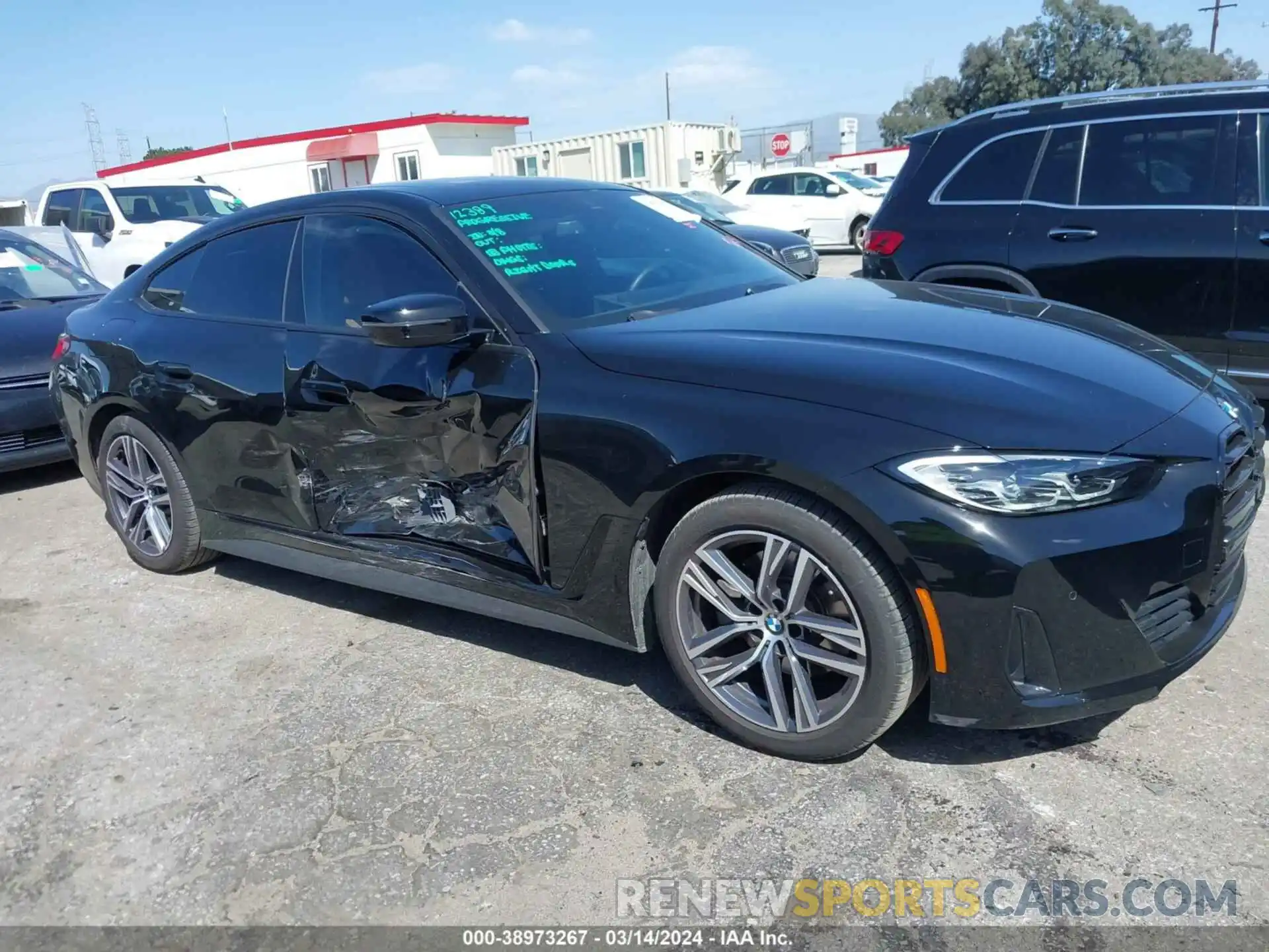 1 Photograph of a damaged car WBA63AV00RFR33372 BMW 4 SERIES GRAN COUPE 2024