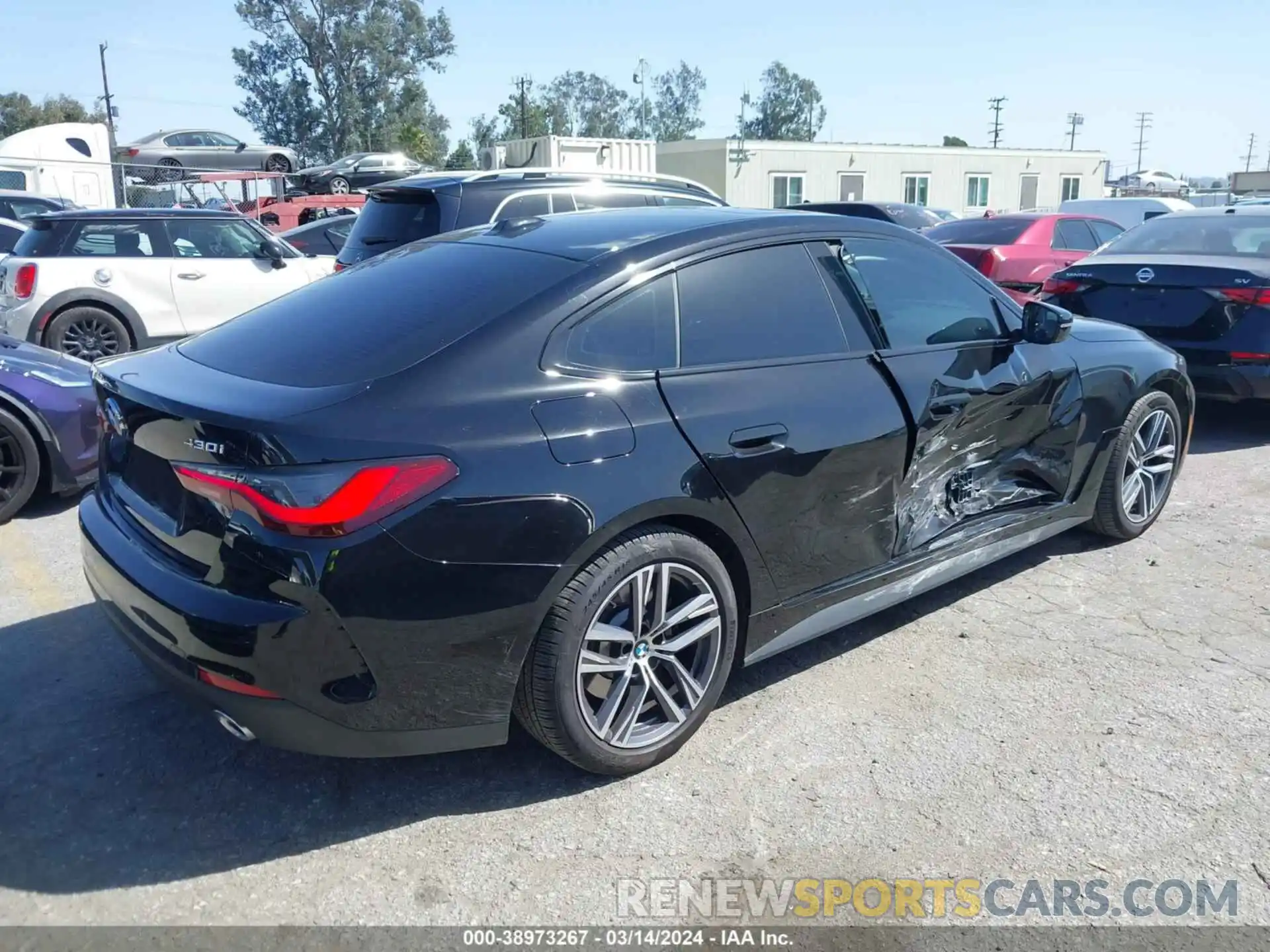 4 Photograph of a damaged car WBA63AV00RFR33372 BMW 4 SERIES GRAN COUPE 2024