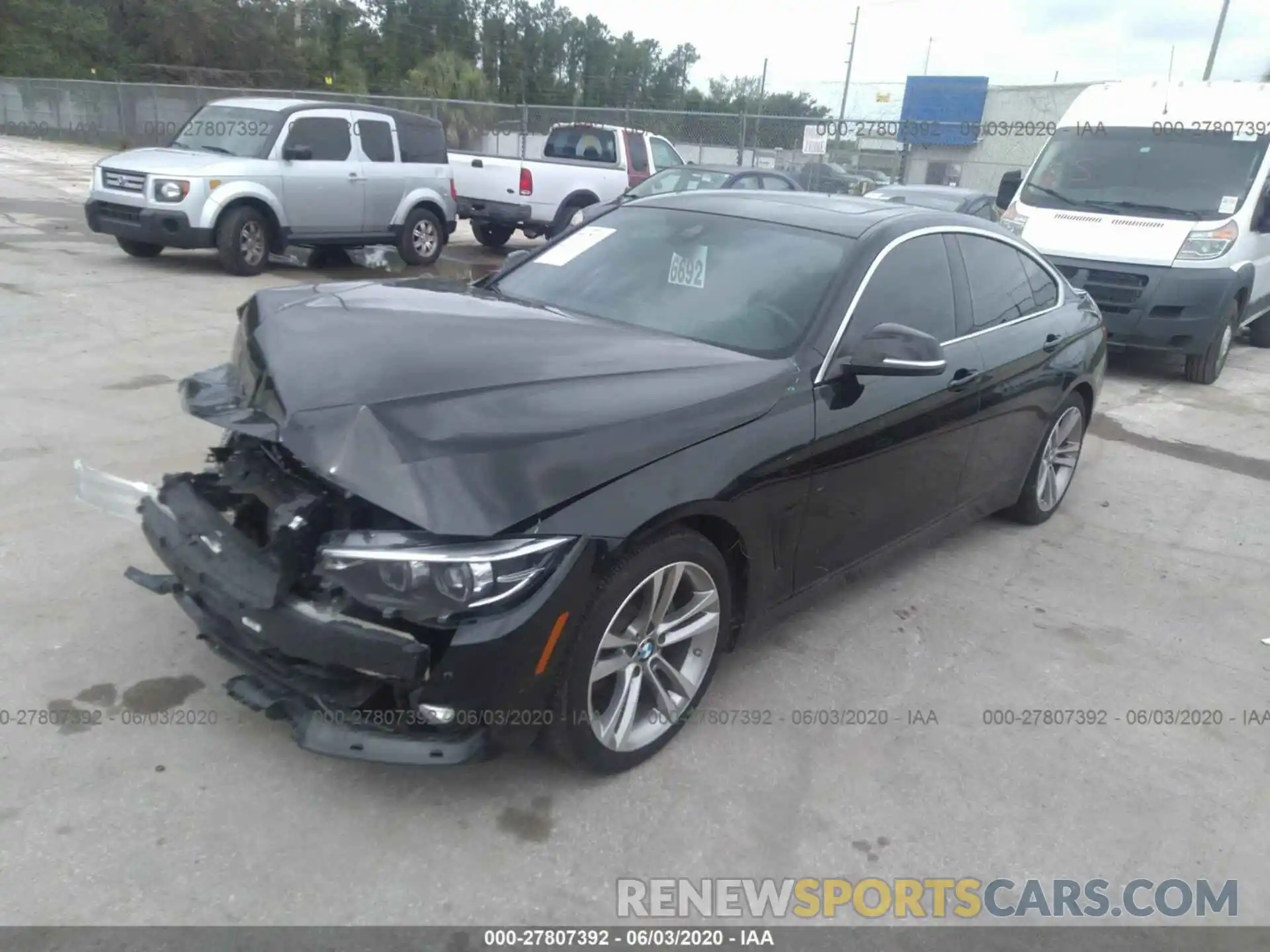 2 Photograph of a damaged car WBA4J1C52KBM14672 BMW 430I 2019