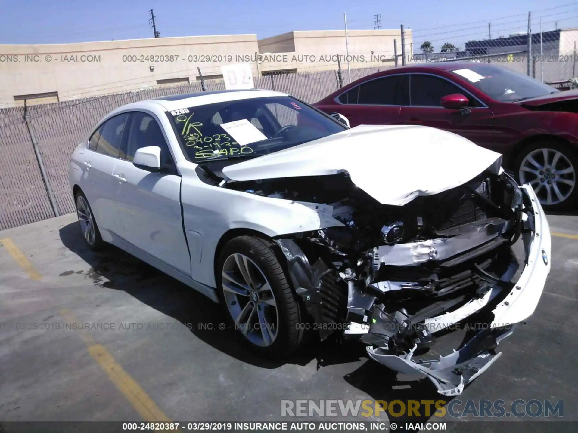 1 Фотография поврежденного автомобиля WBA4J1C54KBM15810 BMW 430I 2019