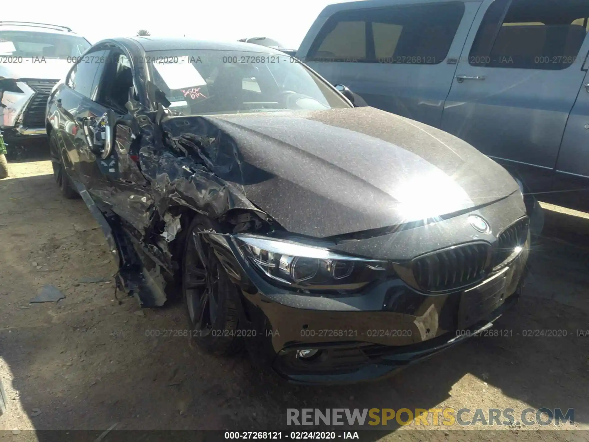 1 Photograph of a damaged car WBA4J1C55KBM13175 BMW 430I 2019