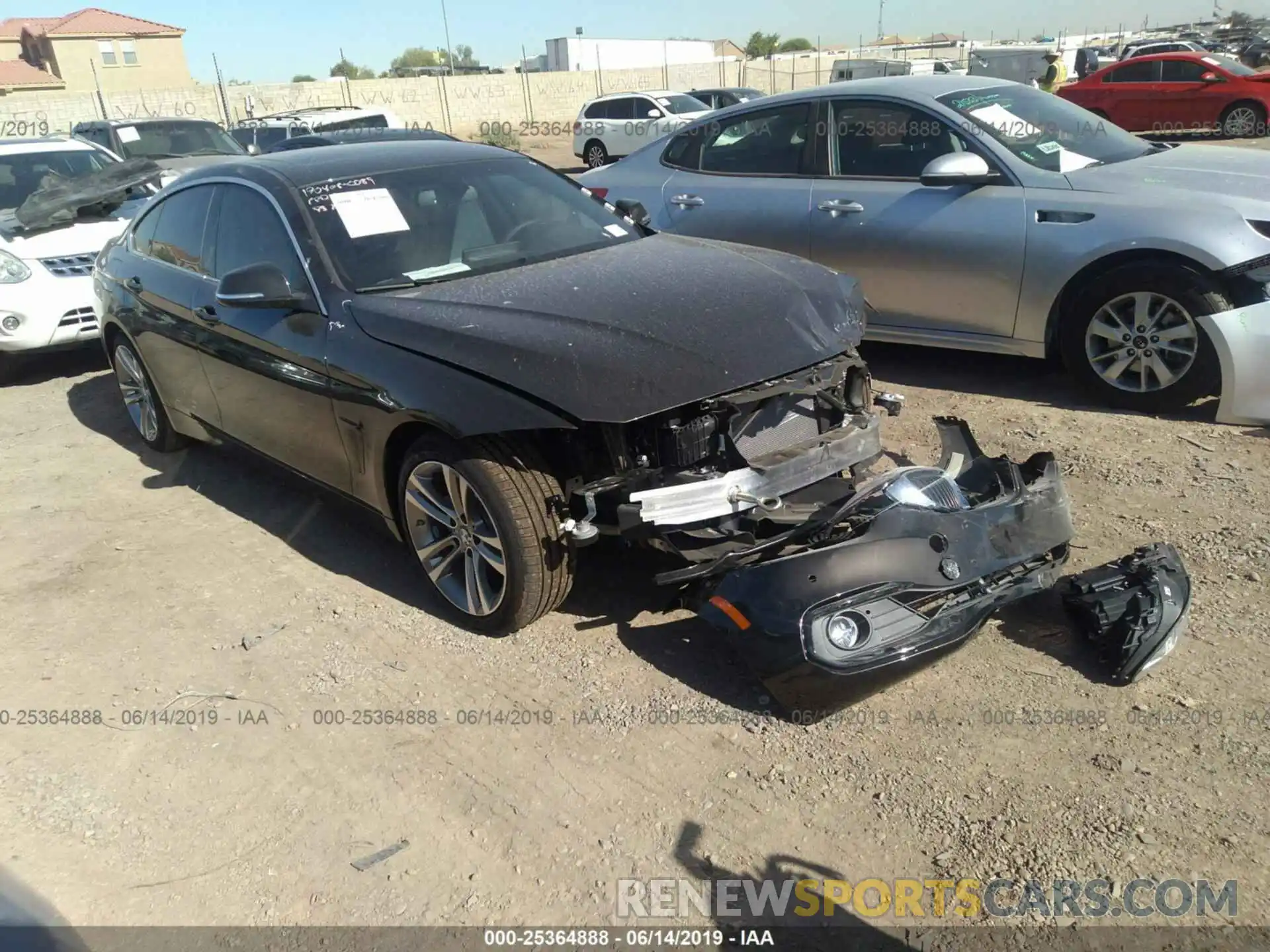 1 Photograph of a damaged car WBA4J1C55KBM18425 BMW 430I 2019